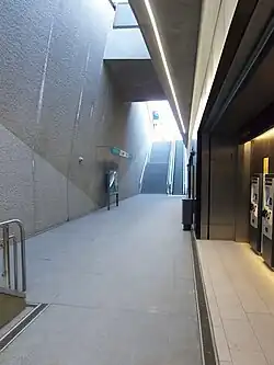 Accès à la station.