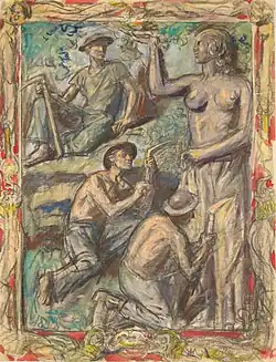 Les Mineurs, musée d'Archéologie et d'Histoire locale de Denain.