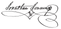 Signature de Jonathan Jennings