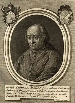 Image illustrative de l’article José Francisco de Mendoça Valdereis