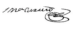 signature de José María Carreño