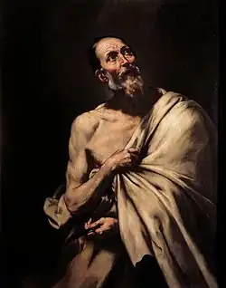 Saint Barthélemy (1651), 130&nbsp;×&nbsp;103&nbsp;cm, Gemäldegalerie, Berlin.