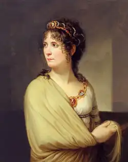 Portrait of Joséphine de Beauharnais, huile sur toile, vers 1808, Collection particulière.