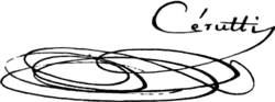 signature de Joseph-Antoine Cerutti
