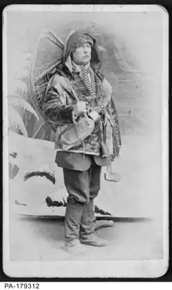 Joseph Balsora Turgeon, maire de Bytown en costume de chasse
