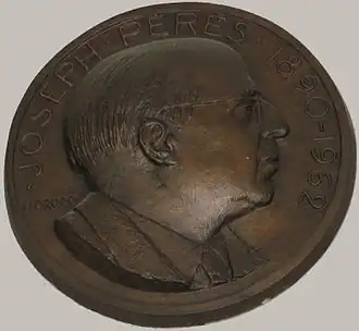 Joseph Pérès 1890-1962, Marseille, université de Provence Aix-Marseille I, amphithéâtre Pèrès.