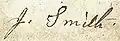 Signature de Joseph Smith III