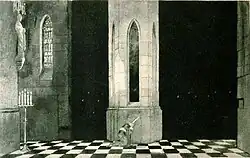 Scénographie conçue par Joseph Urban pour l'opéra Faust.