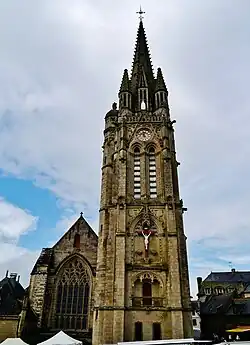 Basilique Notre-Dame du Roncier : le clocher.