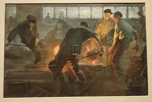 Fonderie (1901), aquarelle, localisation inconnue.