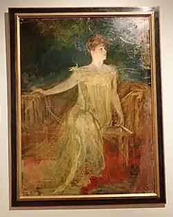 Portrait de Theo Mann-Bouwmester (1900), huile sur toile, La Haye, Panorama Mesdag.