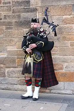 Joueur de cornemuse écossaise