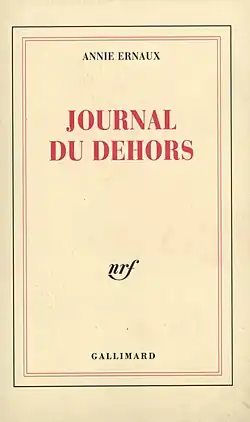 Image illustrative de l’article Journal du dehors