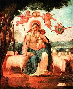 Huile sur bois de Juan Lovera&nbsp;(es) (XIXe&nbsp;siècle), Galerie nationale d'art de Caracas&nbsp;(es).