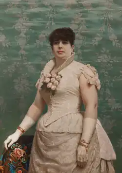 Juan Manuel Blanes, Retrato de Doña Carlota Ferreira (1883) huile sur toile, 130&nbsp;×&nbsp;100&nbsp;cm
