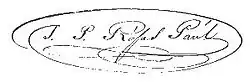signature de Juan Pablo Rojas Paúl