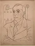 Portrait de Vicente Huidobro (1922).