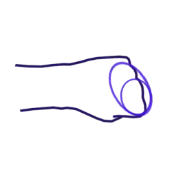 Uraken, revers du poing.