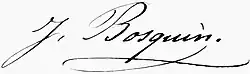 signature de Jules Bosquin