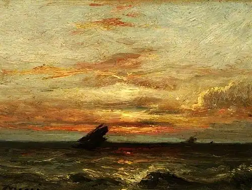 Coucher du soleil, Sheffield, Sheffield Galleries and Museums Trust&nbsp;(en).