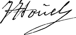 signature de Jules Hoüel