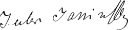 signature de Jules Janin