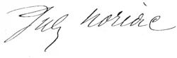 signature de Jules Noriac