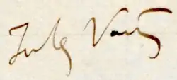 signature de Jules Vuy