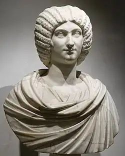 Buste de Julia Domna, marbre, œuvre romaine, fin IIe -début IIIe&nbsp;siècle