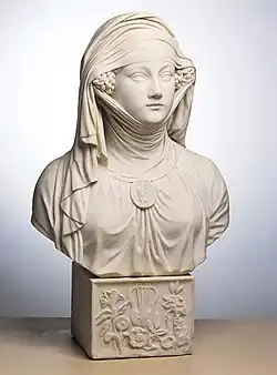 Buste de Clémence Isaure (1818), Toulouse, musée des Augustins.