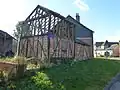 Ossature en bois d'une maison traditionnelle.
