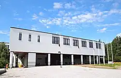 Bâtiment d'éducation physique, construit en 1971.