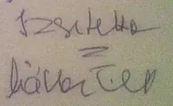 signature de Ferenc Kállai