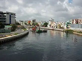 Le canal traversant le 3e&nbsp;arrondissement