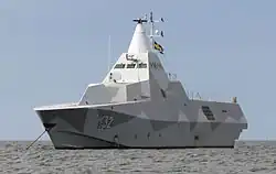 HMS&nbsp;Helsingborg, de la marine suédoise de la classe Visby.