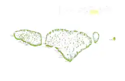 Carte de l'atoll de Kaafu