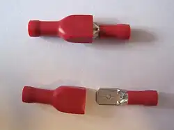 Cosses Faston : mâle et femelle