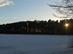 Kallahdenharju en hiver.