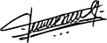 Signature de Kalzeubé Pahimi Deubet