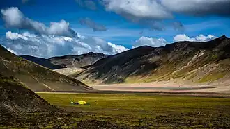 Caldeira du volcan Goreli.