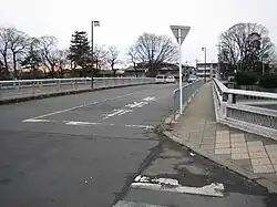 Vue sur le pont Kamigamo