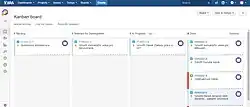 Un kanban avec Jira Agile.