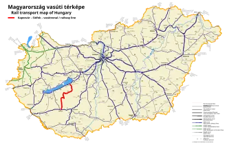 Image illustrative de l’article Ligne de Kaposvár à Siófok