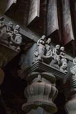 Structure d'un chapiteau.