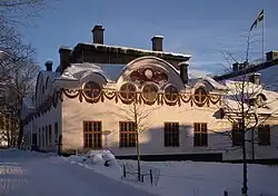 Le château, côté nord-ouest.