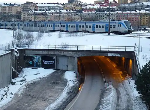 Entrée Nord en décembre 2012.