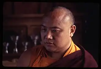 Le 16e Karmapa, Rangjung Rigpe Dorje, chef religieux tibétain en exil au Sikkim