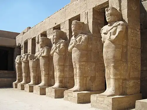 Temple de Ramsès&nbsp;III à Karnak - XXe dynastie.