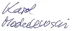 signature de Karol Modzelewski