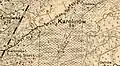 Karolinów sur la carte Institut géographique militaire de 1931.